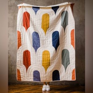 ANCHAL Canopy Quilt Throw- GUMDROP